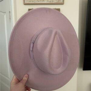 Elegant Pink Women's Fedora Hat